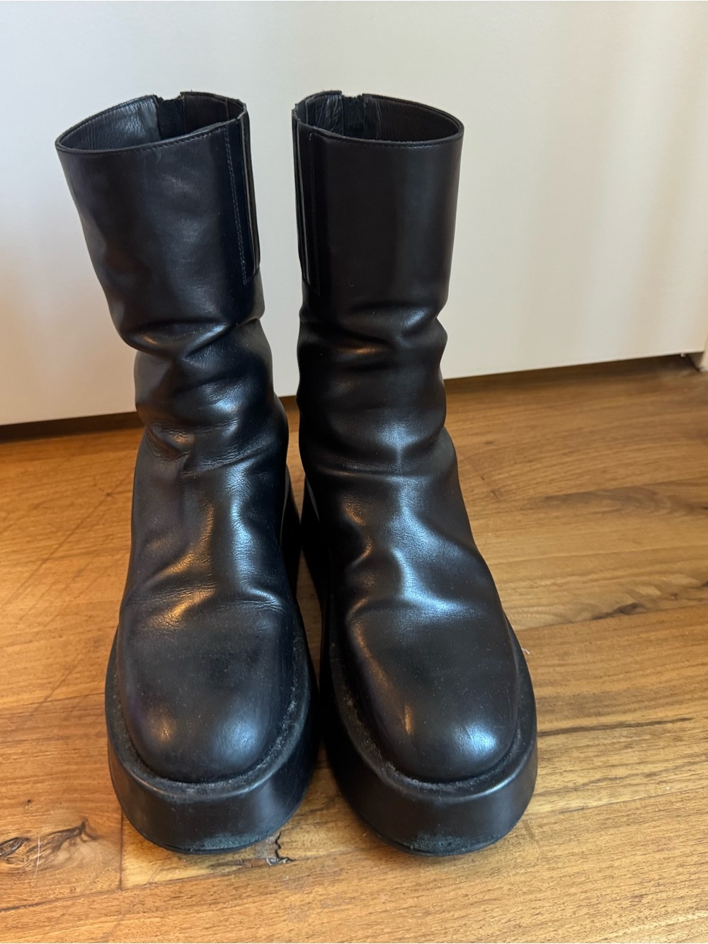 Marséll Black Platform Boots